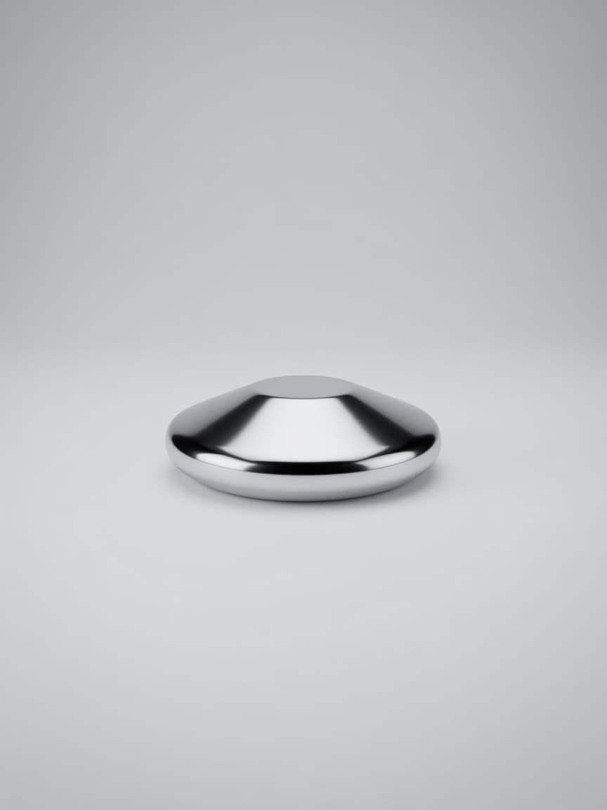 Marketing model of a chrome truncated-cone fillet work roller